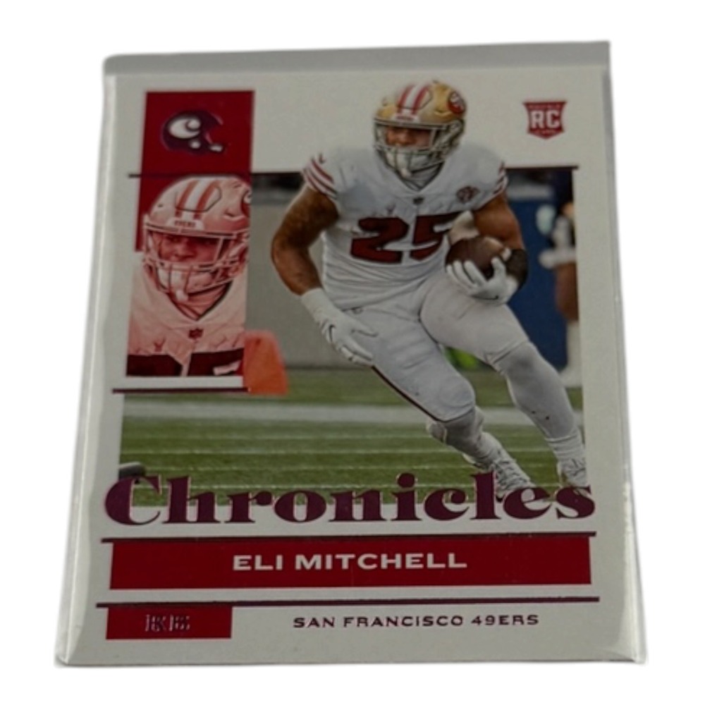 2021 Panini Chronicles Eli Mitchell Rookie Card RC #79 San Francisco 49ers NFL‎